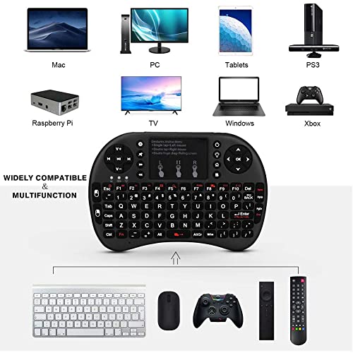 Nano Classic Wireless Keyboard For TV Box backlight, PC - i8 UAESHIPHUB