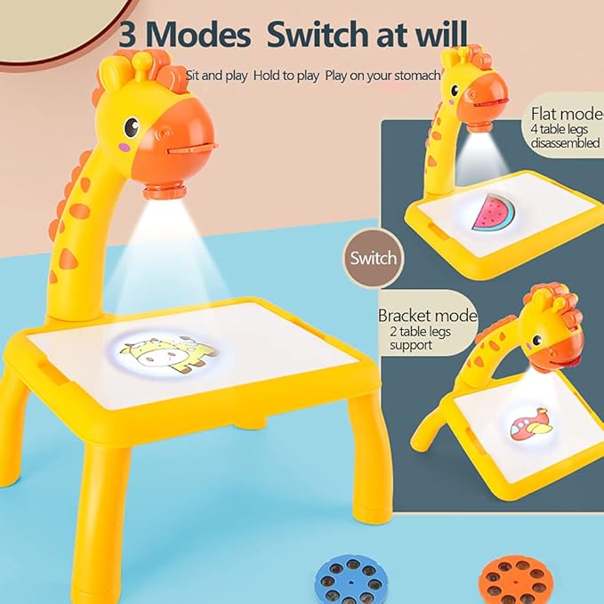 Good Kid's Projector Drawing Board Table with Projection Function