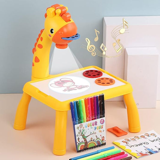 Good Kid's Projector Drawing Board Table with Projection Function