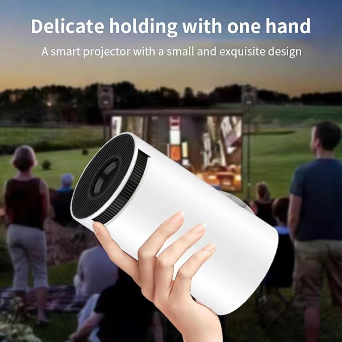 Portable Smart Mini Projector 5G WIFI, Support 4K, Big Screen