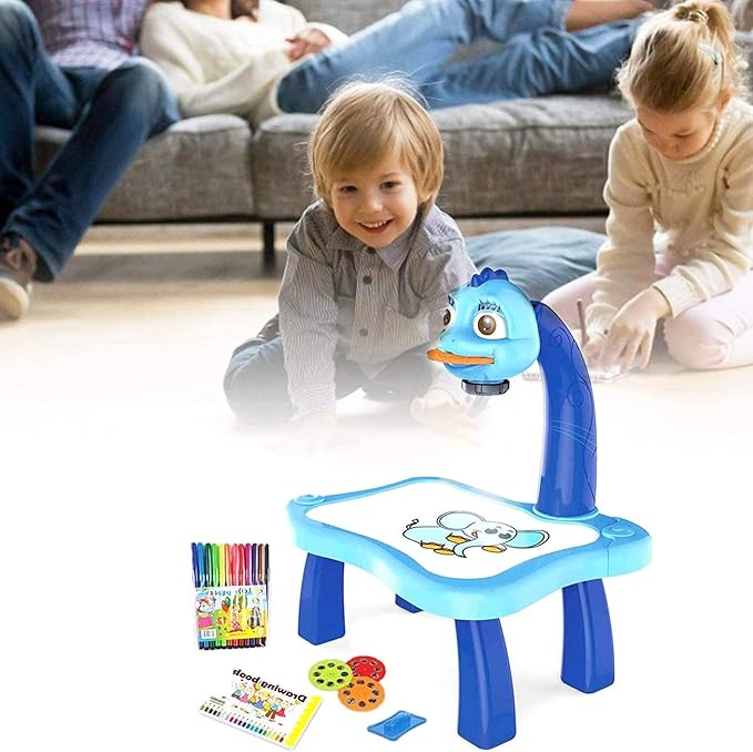 Good Kid's Projector Drawing Board Table with Projection Function