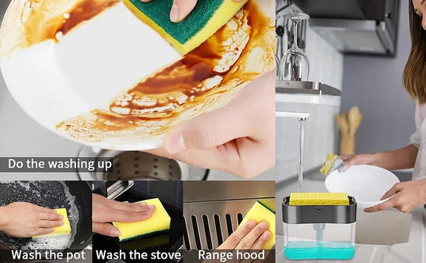 Sponge Rack 2-In-1 Dishwasher