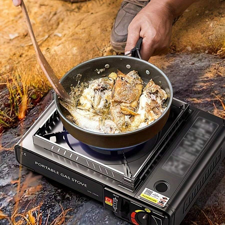 Mini gas stove for camping and travel trips